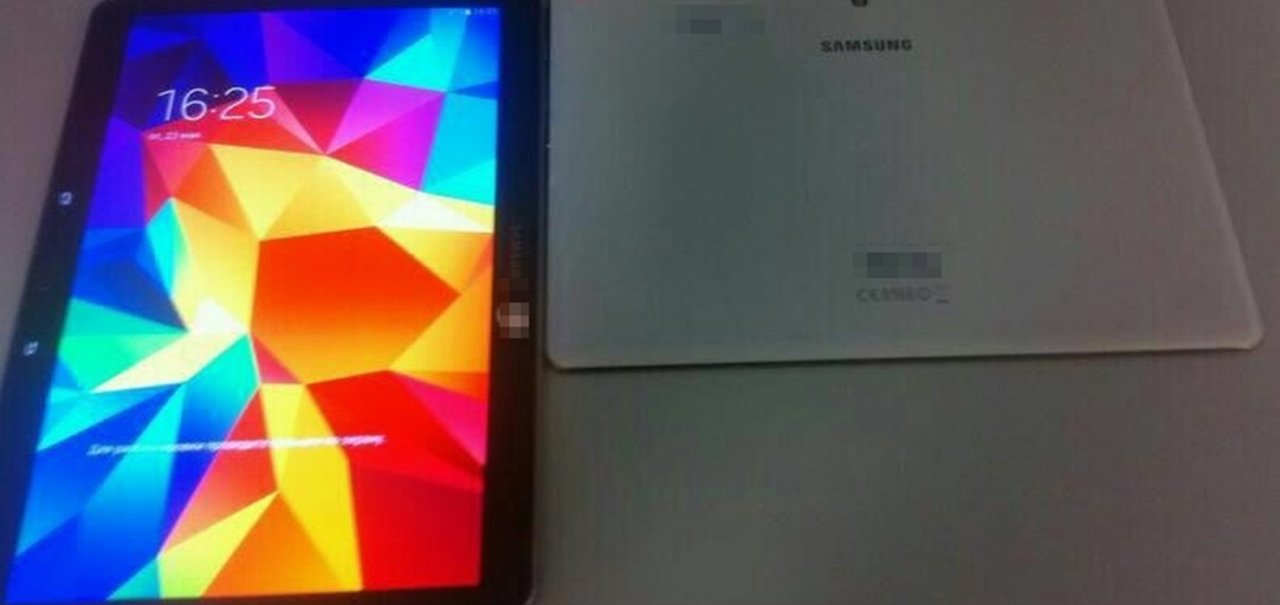 Novas imagens do Galaxy Tab S revelam display AMOLED com cores vívidas