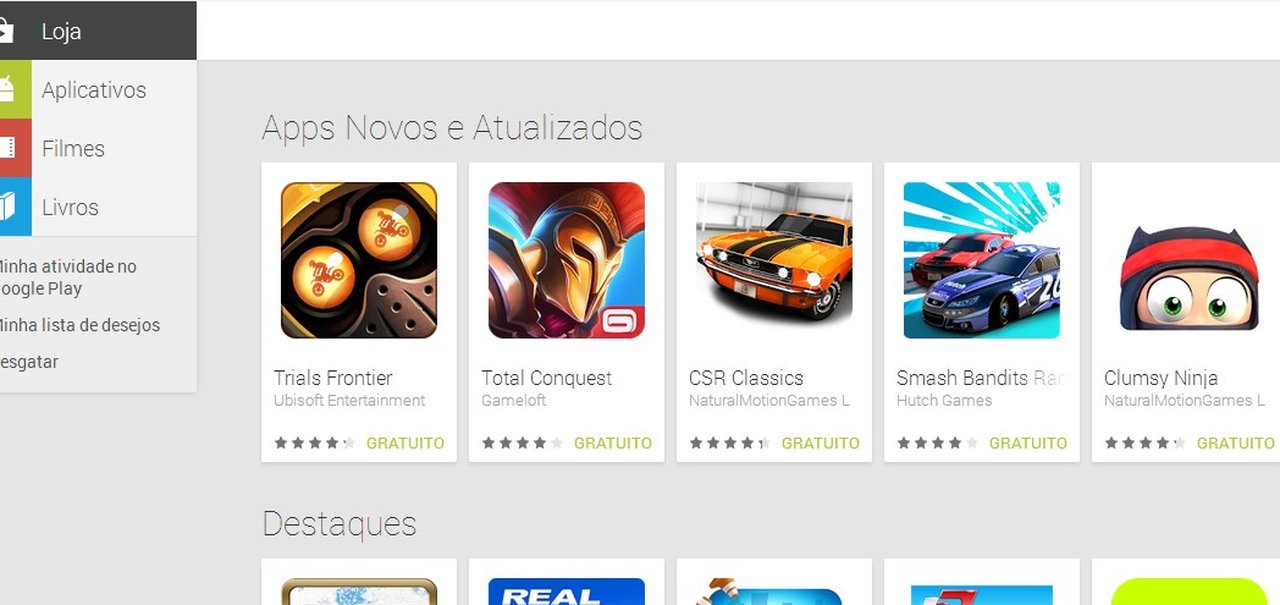 Versão Beta da nova Google Play está disponível para download