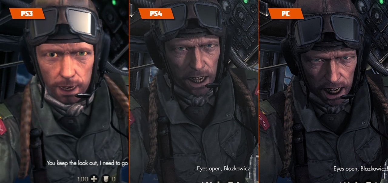 Há muita diferença gráfica entre as versões de Wolfenstein: The New Order?