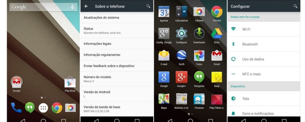 Como instalar o novo Android L no seu Nexus 5 ou Nexus 7