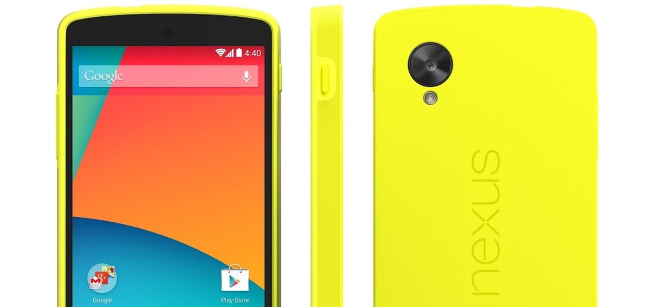 Versão amarela do Nexus 5 finalmente está para ser lançada