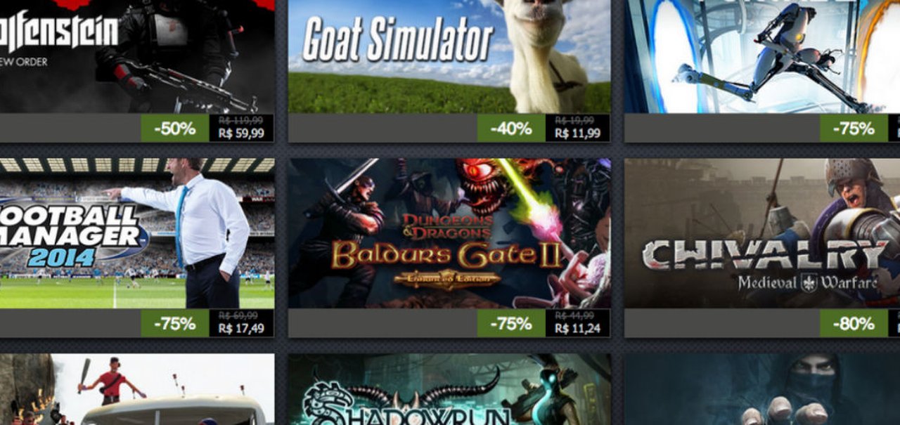 Confira as ofertas do décimo dia da Promoção de Férias do Steam