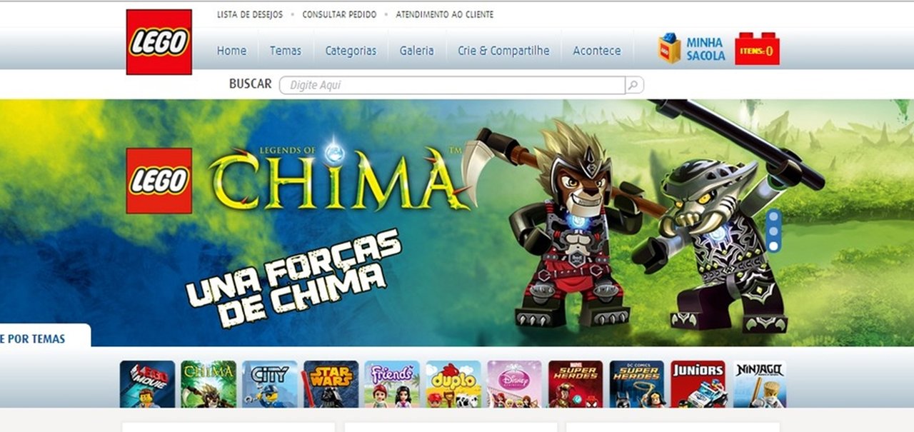 LEGO ganha loja virtual oficial no Brasil