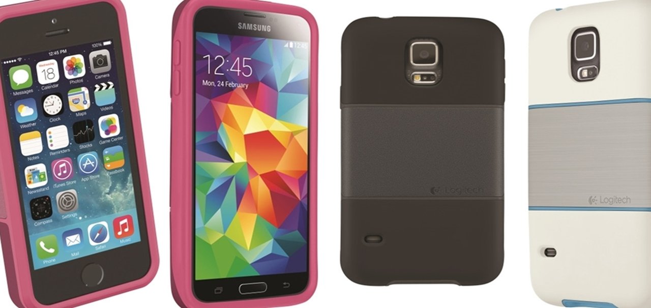 Logitech anuncia capa “fina e resistente” para Galaxy S5 e iPhones 5 e 5S