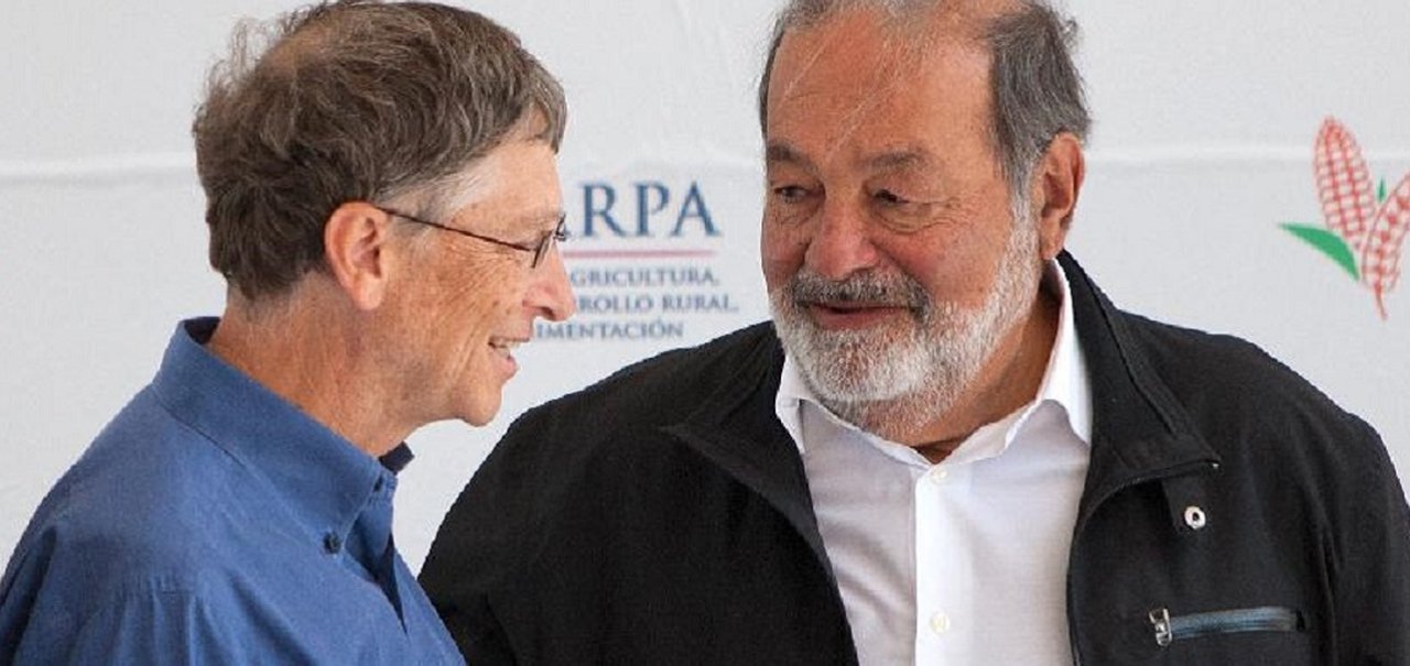 Bill Gates perde primeiro lugar  na lista dos mais ricos para Carlos Slim