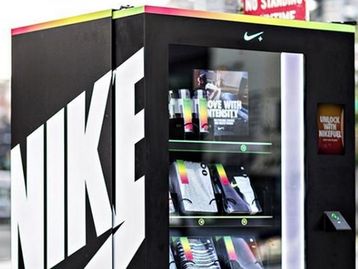 Máquina de vendas automáticas da Nike usa 'suor' como pagamento