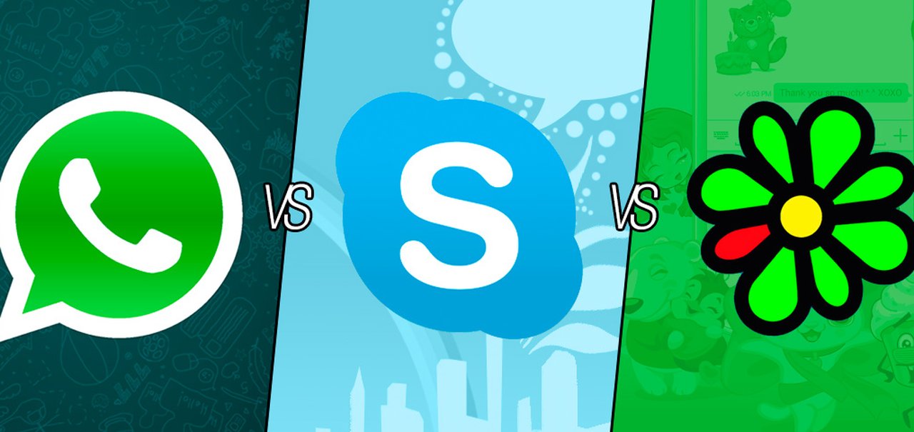 WhatsApp vs Skype vs ICQ: qual é o mensageiro instantâneo ideal para você?