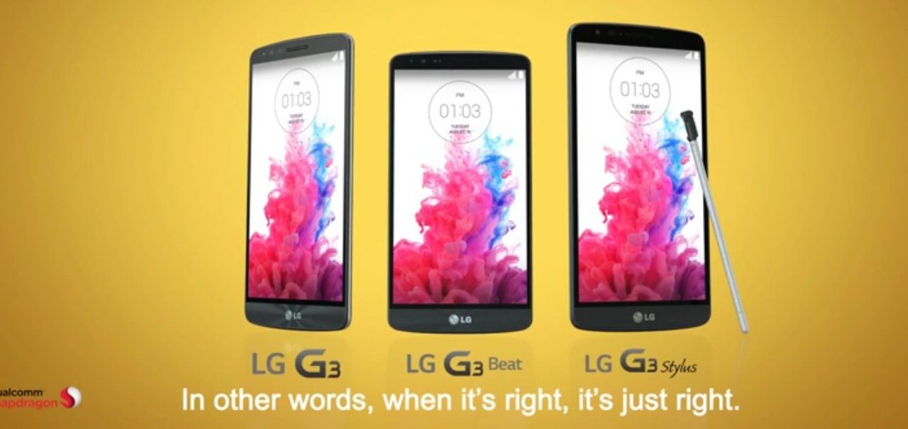 LG G3 Stylus: resposta ao Galaxy Note 4 vaza em propaganda oficial