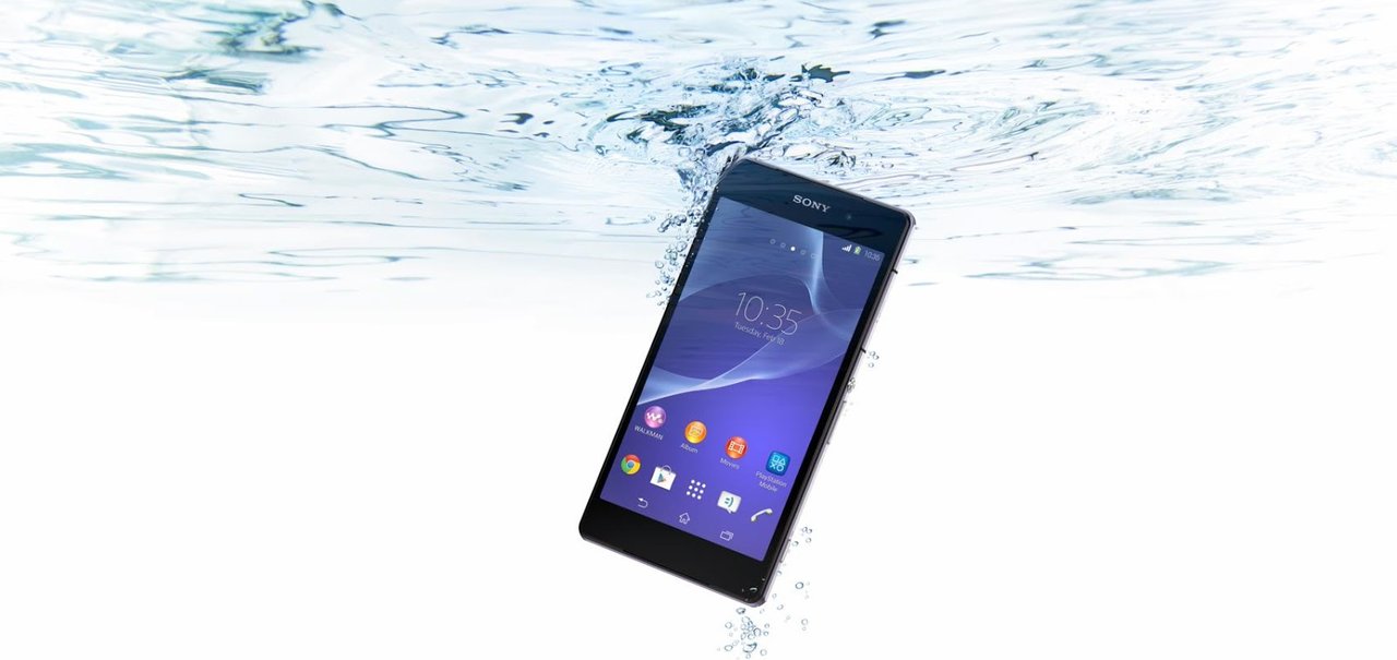 Xperia Z2 funciona bem após ficar afundado no mar por seis semanas