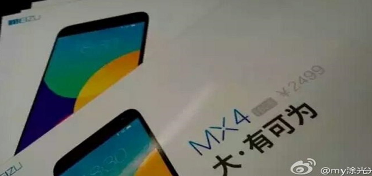 Vaza material promocional do MX4, um supersmartphone da marca Meizu