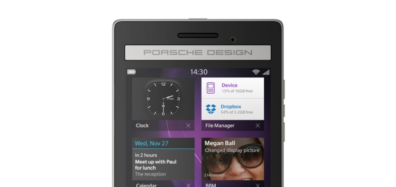 Vazam dados e fotos do novo aparelho da Blackberry com a Porsche Design