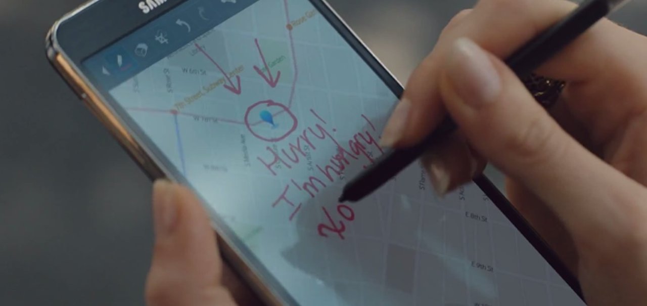 Samsung quer convencer você a usar uma S Pen no teaser do Galaxy Note 4