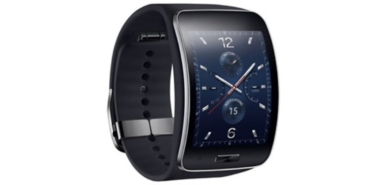 Samsung anuncia o Gear S, um smartwatch com tela curva e 3G