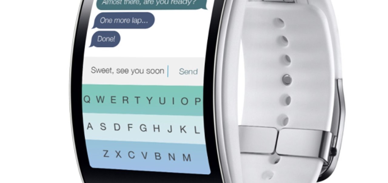 Na ponta dos dedos: Samsung Gear S terá teclado da Fleksy