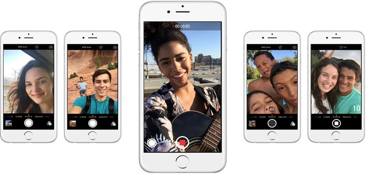 Câmera frontal do iPhone 6 foi melhorada para selfies