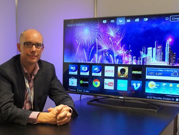 Smart TVs não são rivais de outros aparelhos eletrônicos, garante Philips
