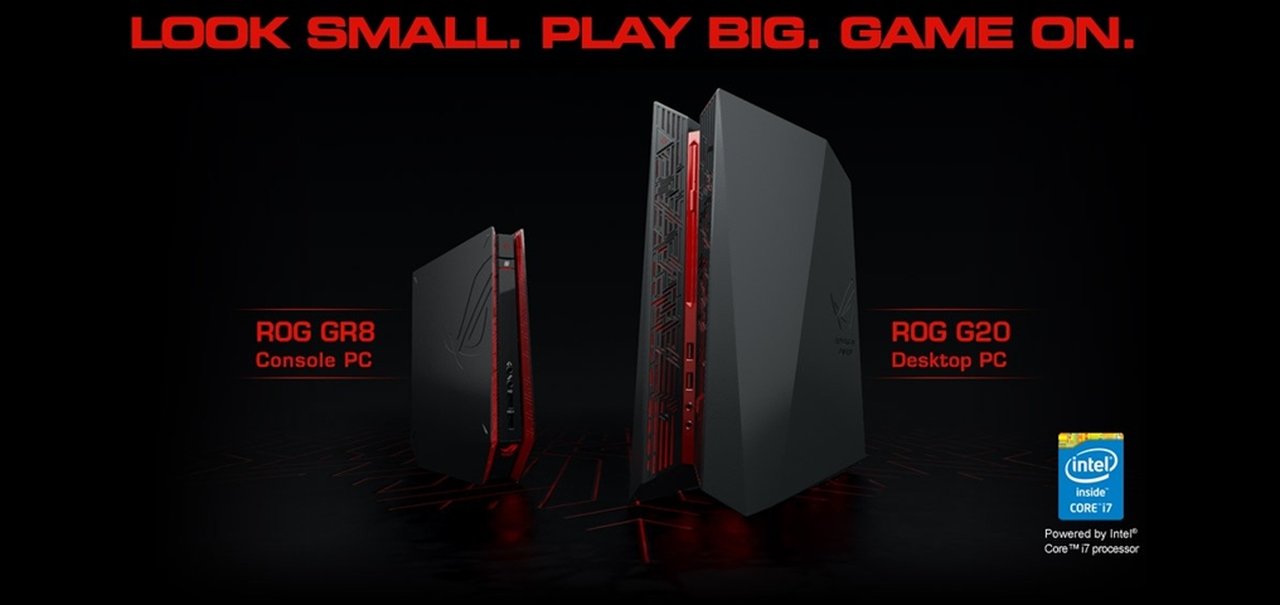 ROG GR8 e G20: PCs gamers que impressionam com belo design e configurações