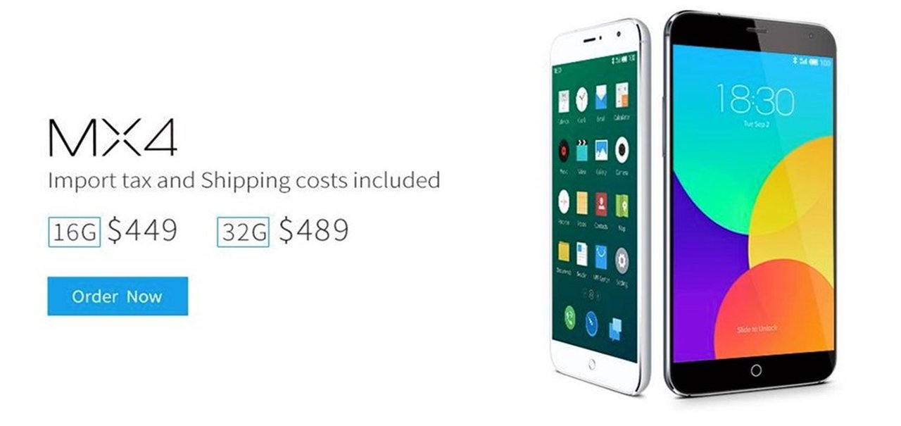 Celular chinês top Meizu MX4 sai por até R$ 1.140 com frete incluso