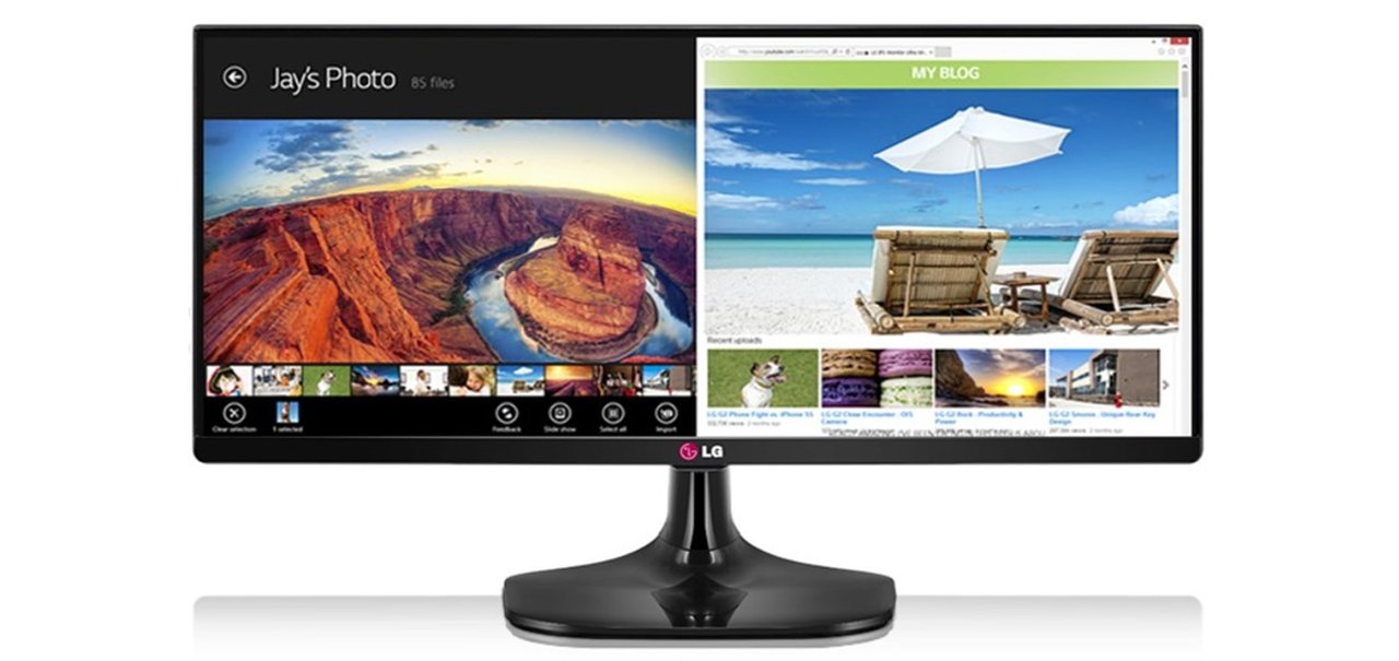 LG apresenta monitor Ultrawide com quatro telas simultâneas