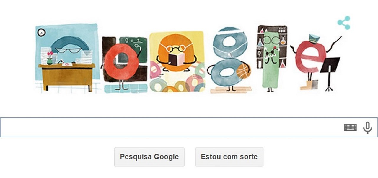 Google lança Doodle comemorativo do Dia do Professor