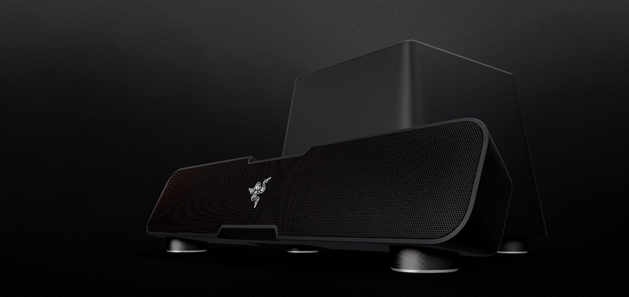 Razer lança Leviathan, soundbar com subwoofer ideal para jogos