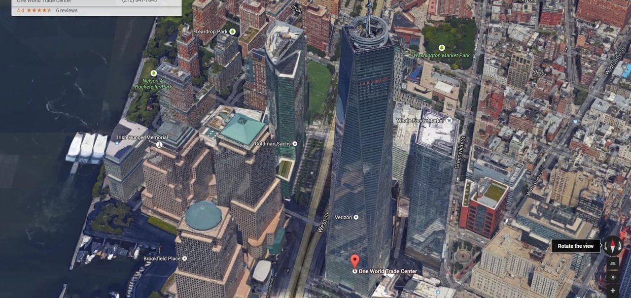 São Francisco e Nova York estão em alta resolução no Google Maps e Earth