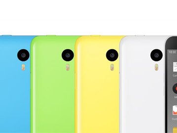 Meizu m1 note é colorido e bonito... Tipo o iPhone 5c, só que grandão