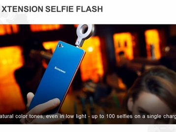 Vibe Extension: Lenovo inova com primeiro flash para selfies