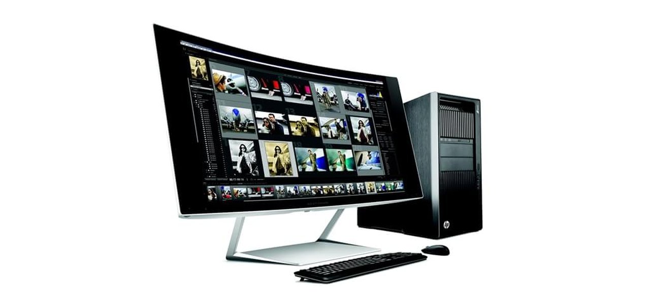 HP lança novos monitores, inclusive modelo de tela curva com resolução 4K