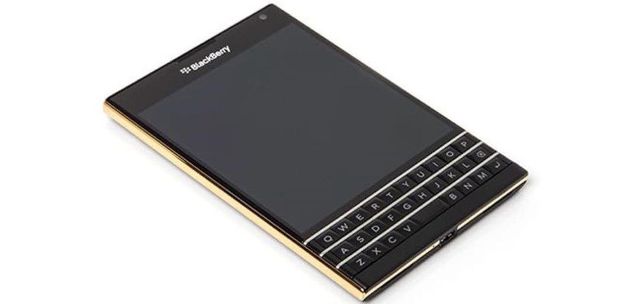 Ostentação: você já pode comprar um BlackBerry Passport de ouro 24k