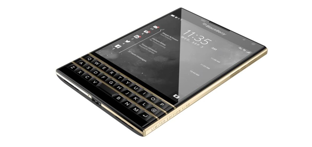 BlackBerry Passport dourado se esgota no mesmo dia do lançamento