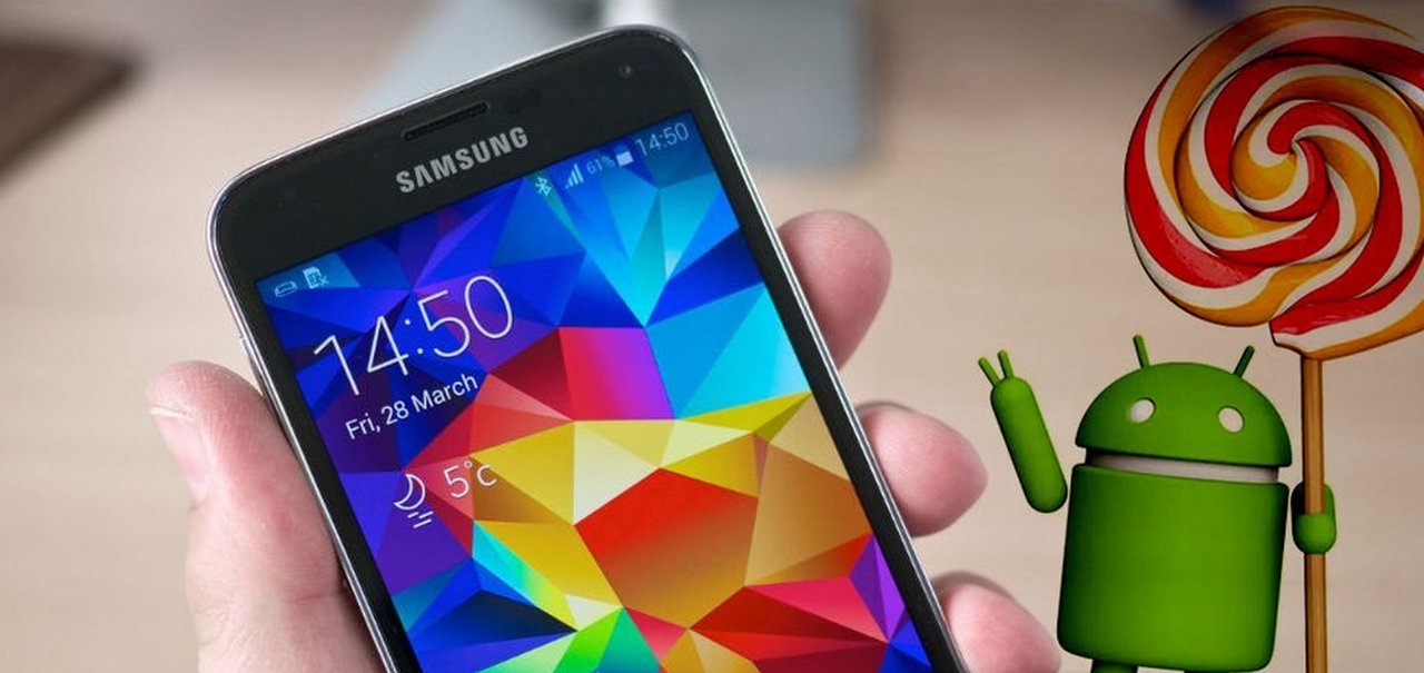 Galaxy S5 brasileiro já está recebendo atualização para o Android Lollipop