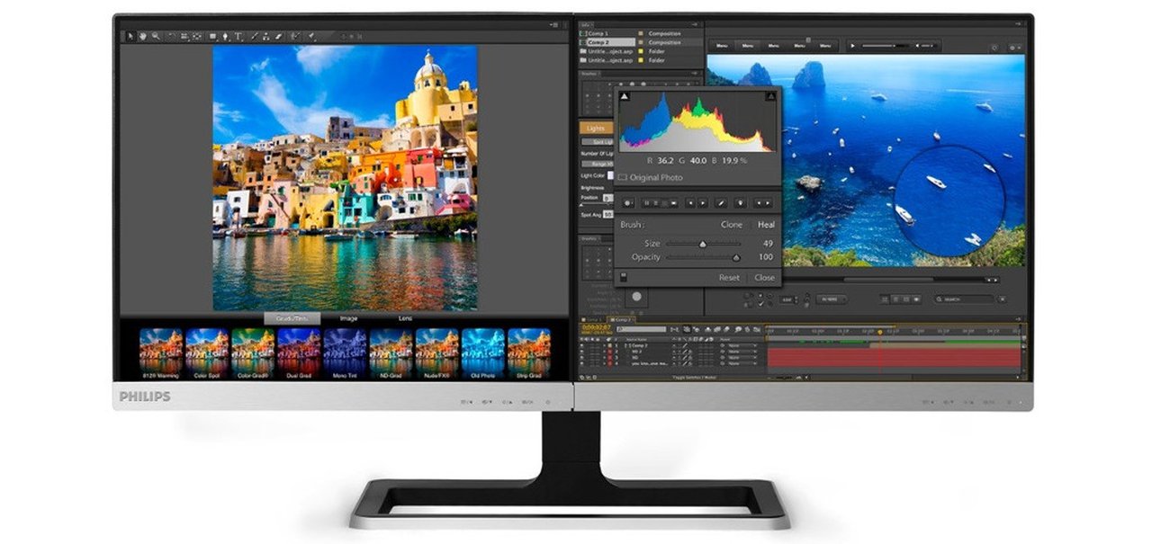 Philips inicia venda do premiado monitor Brilliance 2 em 1 por R$ 2.500