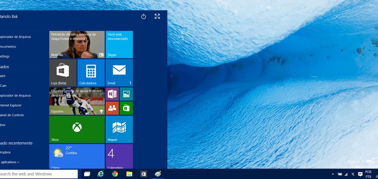 Windows 10: como organizar os ícones no Menu Iniciar ou na Tela Iniciar