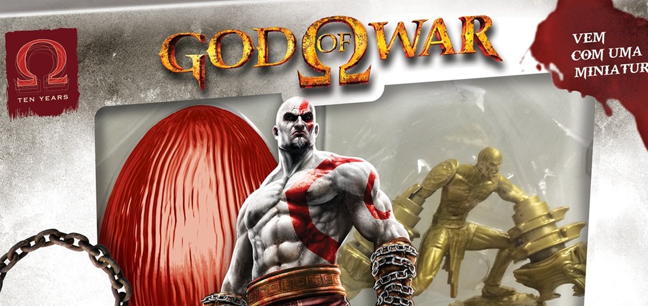 Páscoa gamer: God of War é parte de aposta em ovos de chocolate temáticos