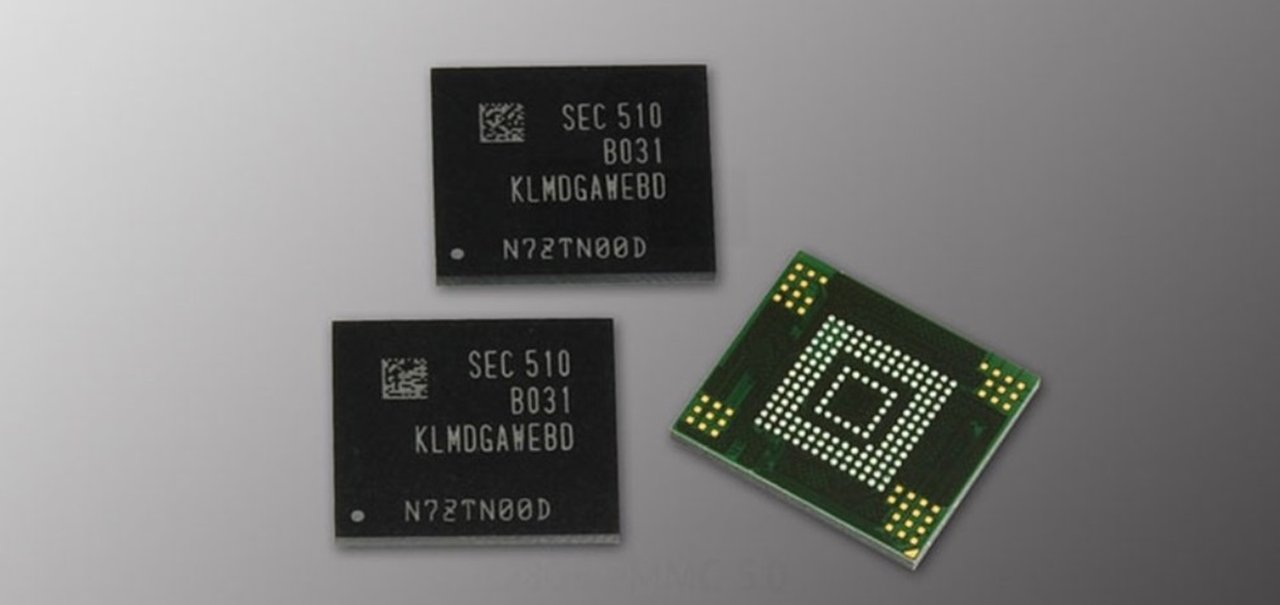 Novo chip da Samsung garante celulares intermediários e baratos com 128 GB