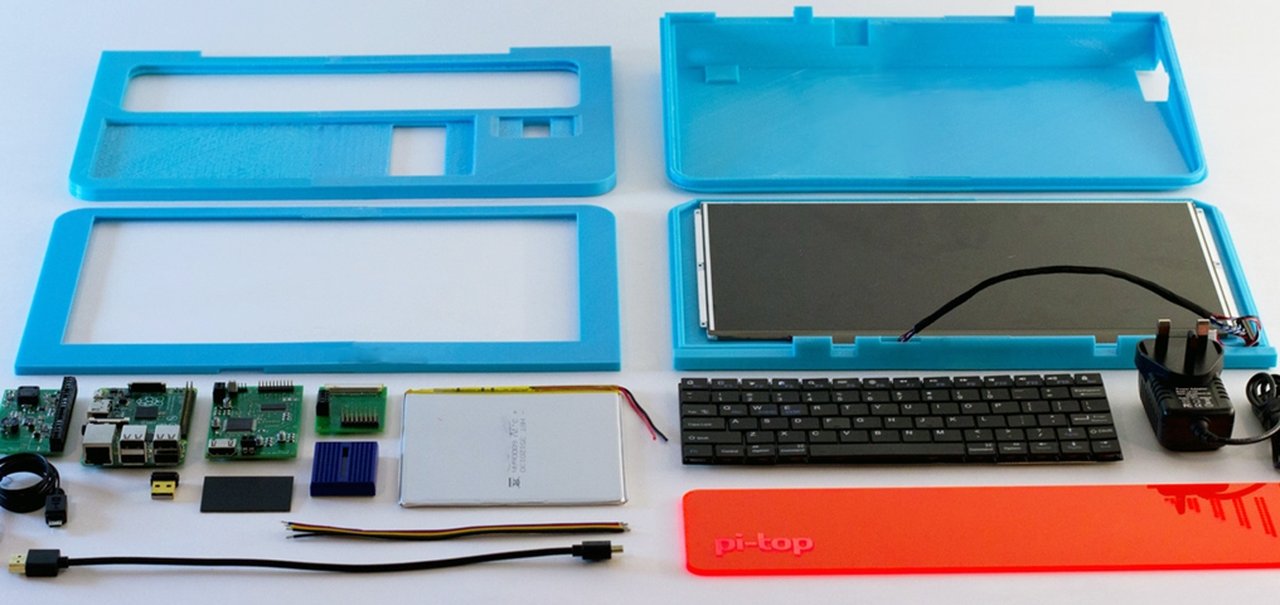 Pi-top: o kit feito para te ensinar a montar um laptop com uma Raspberry Pi