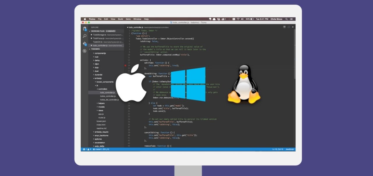 Microsoft Visual Studio Code já está disponível para Windows, Mac e Linux