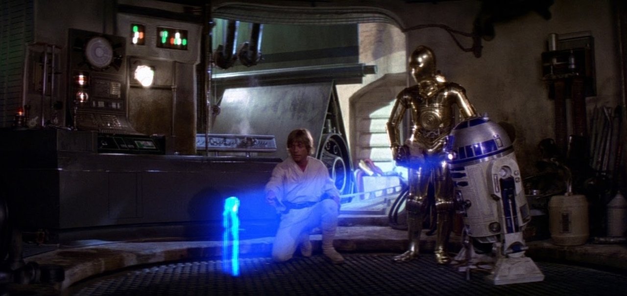 Telas do futuro usarão grafeno para criar hologramas no estilo Star Wars