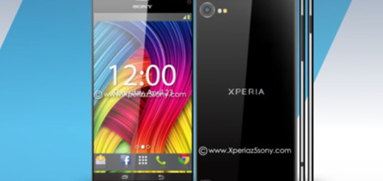 Imagens conceituais do Sony Xperia Z5 mostram phablet com 4k de resolução