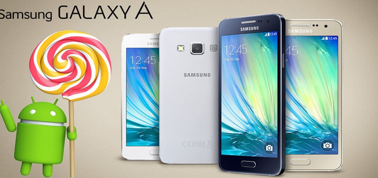 Família Galaxy A da Samsung deve começar a receber o Lollipop em junho