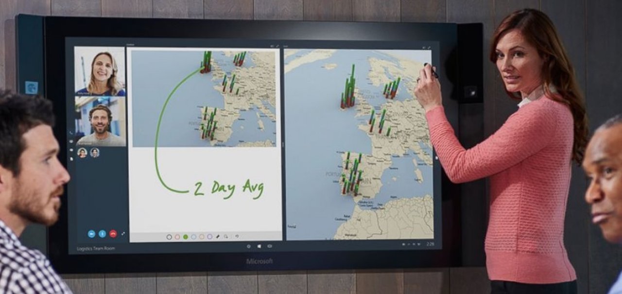 Conheça as especificações do Surface Hub, tablet gigante da Microsoft