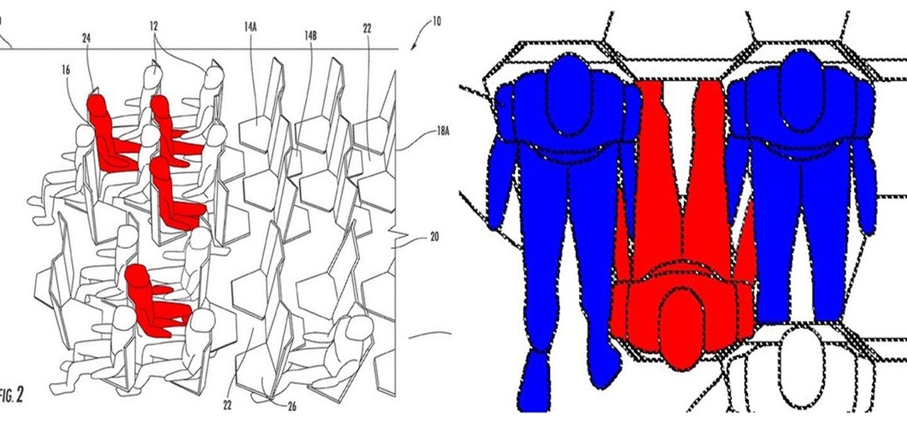 Patente bizarra de companhia aérea tornaria viagens de avião um inferno