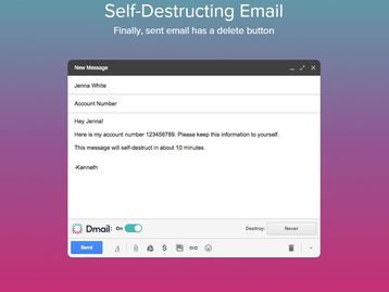 Agora você consegue apagar um email enviado para todo o sempre
