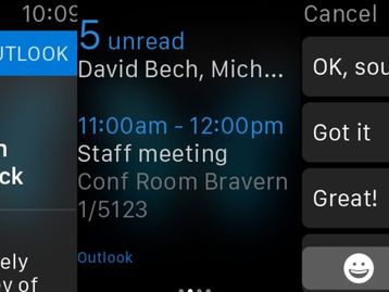 App de email do Microsoft Outlook chega ao Apple Watch