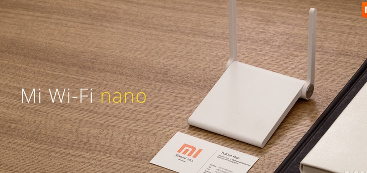 Xiaomi lança roteador portátil mais estreito que um cartão de visitas