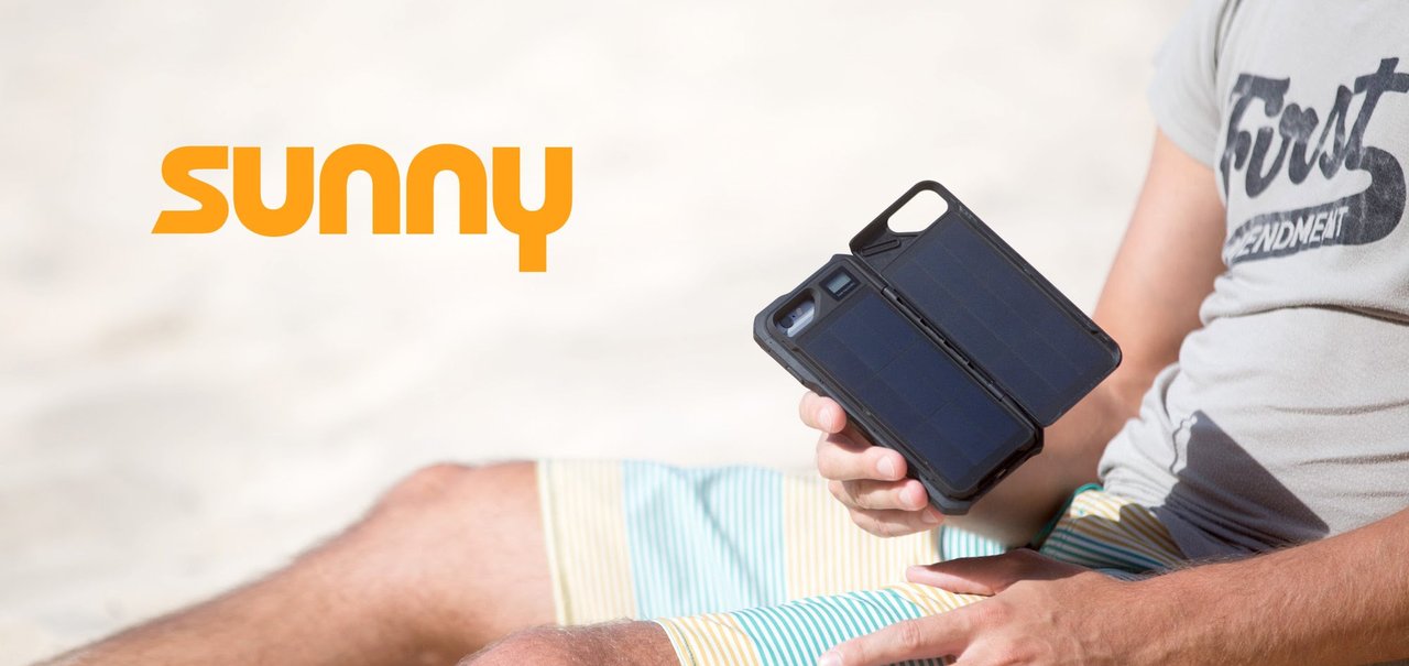 Sunny: nova capa carrega iPhone com energia solar