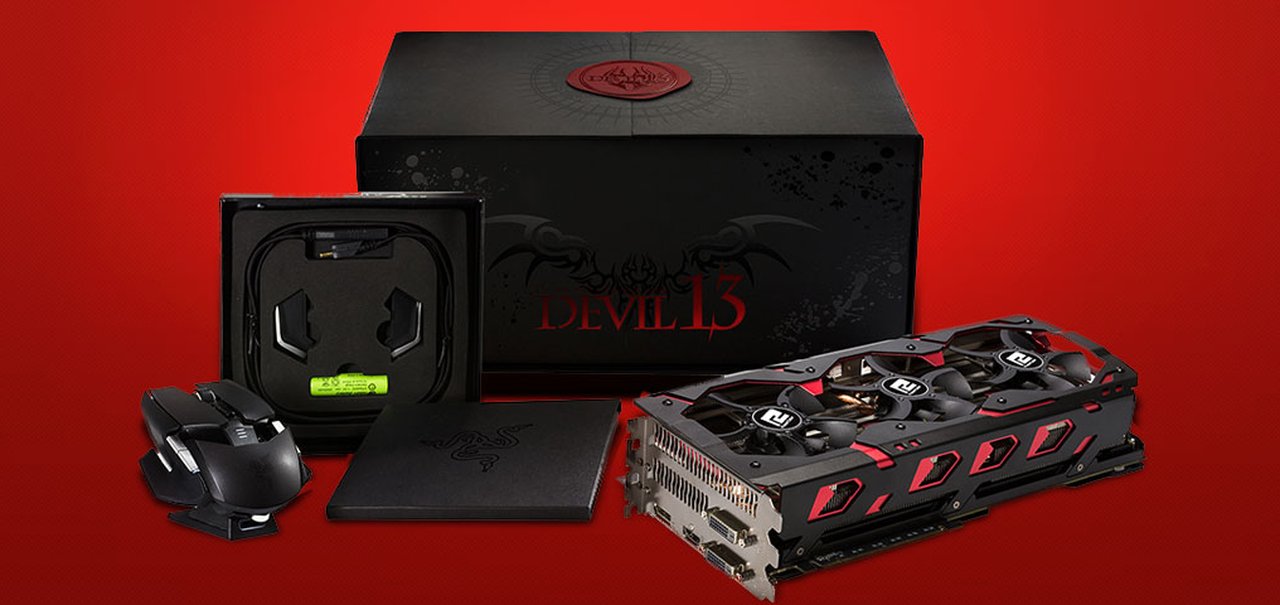 Encapetada: PowerColor lança Devil 13 com 2 chips R9 390 e 16 GB GDDR5