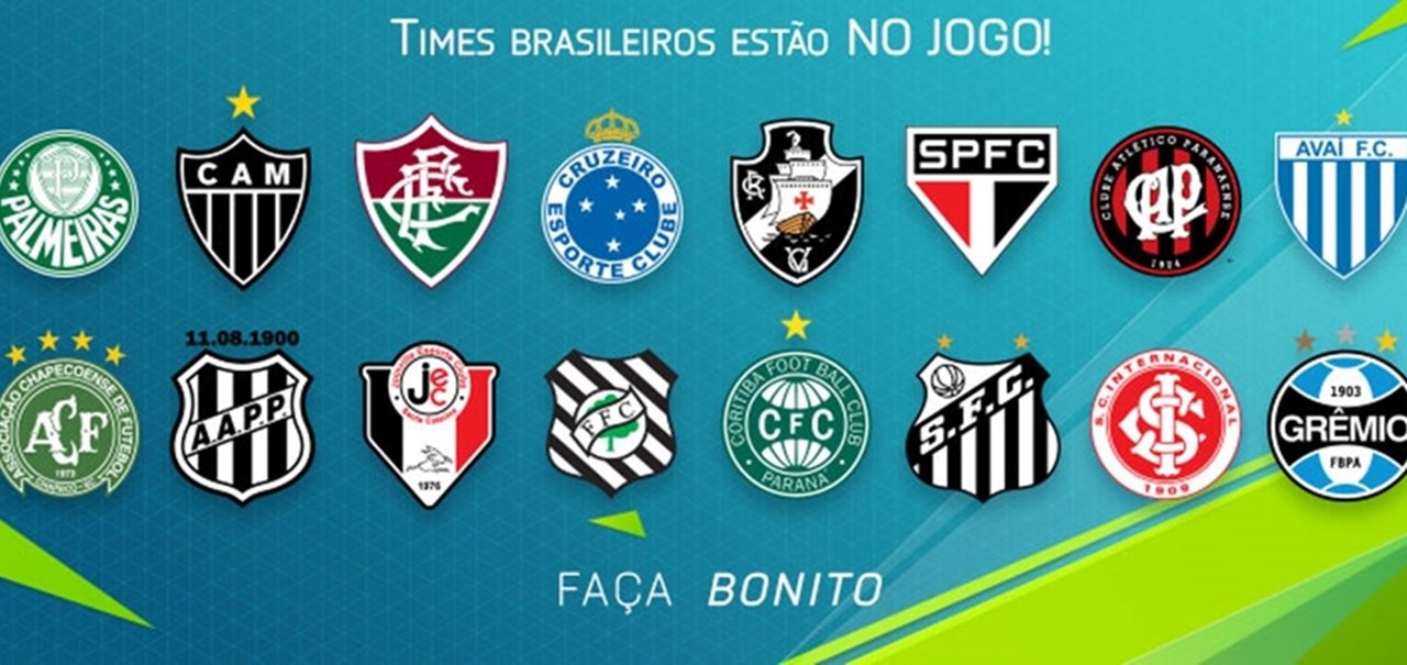 EA Sports libera a lista de times brasileiros presentes em FIFA 16