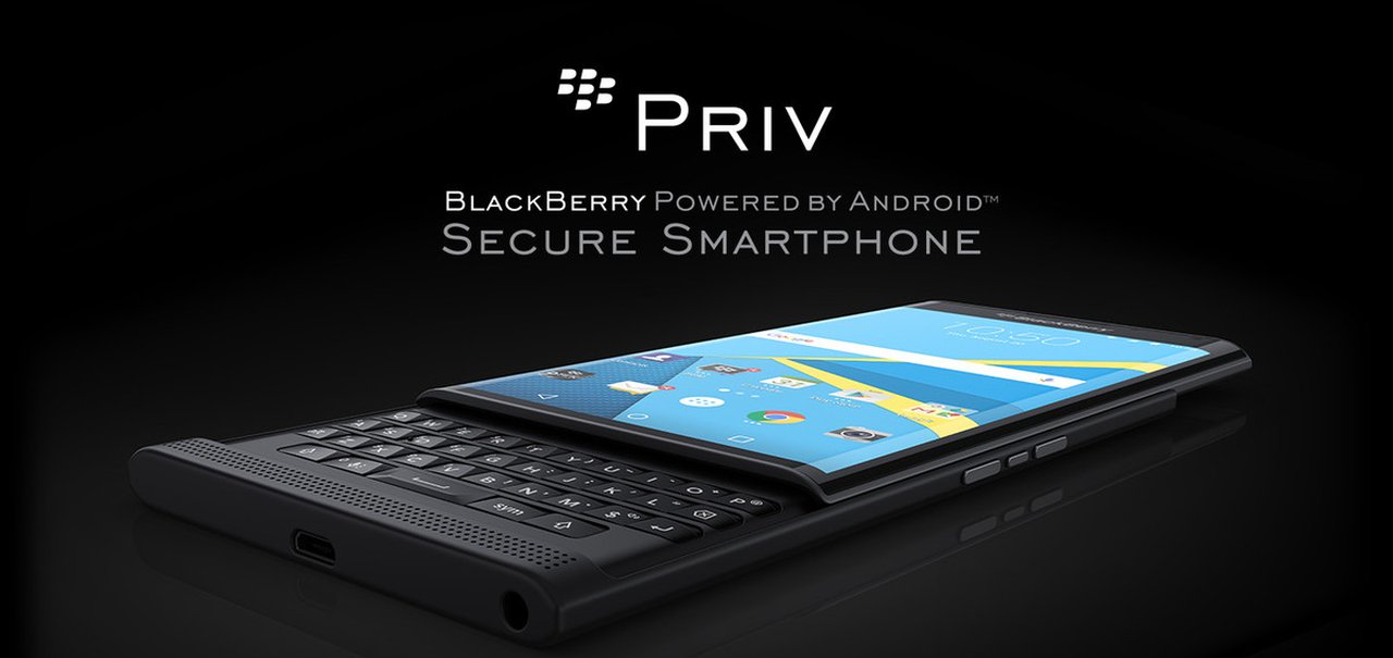 BlackBerry Priv tem teclado físico agradável e é mais fino que o Note 5